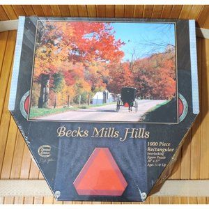 Amish Country - Becks Mills Hills Ohio, 1000 PC Jigsaw Puzzle 20x27" Doyle Yoder